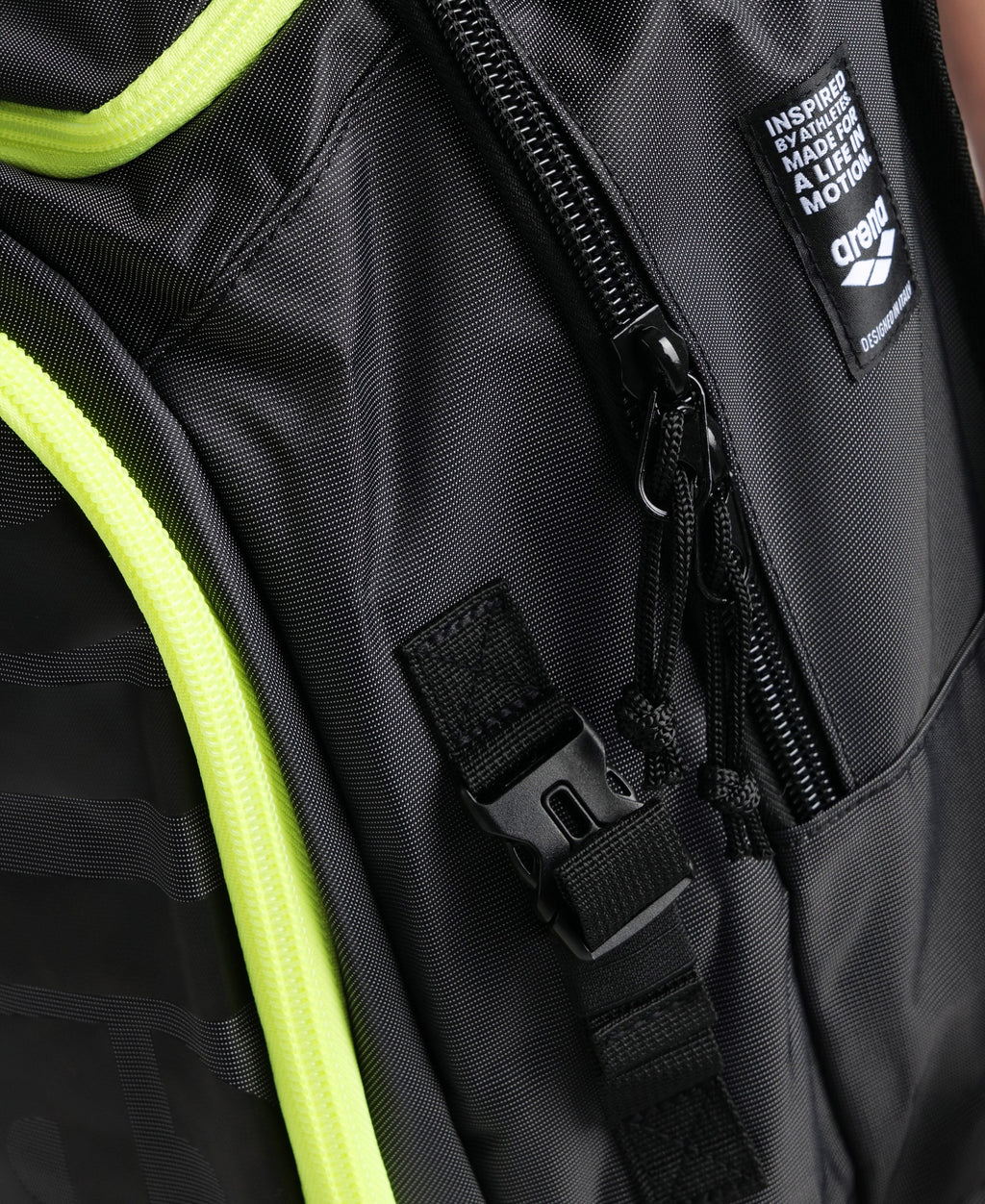 Arena Fastpack 3.0 Backpack Dark Smoke Neon Yellow