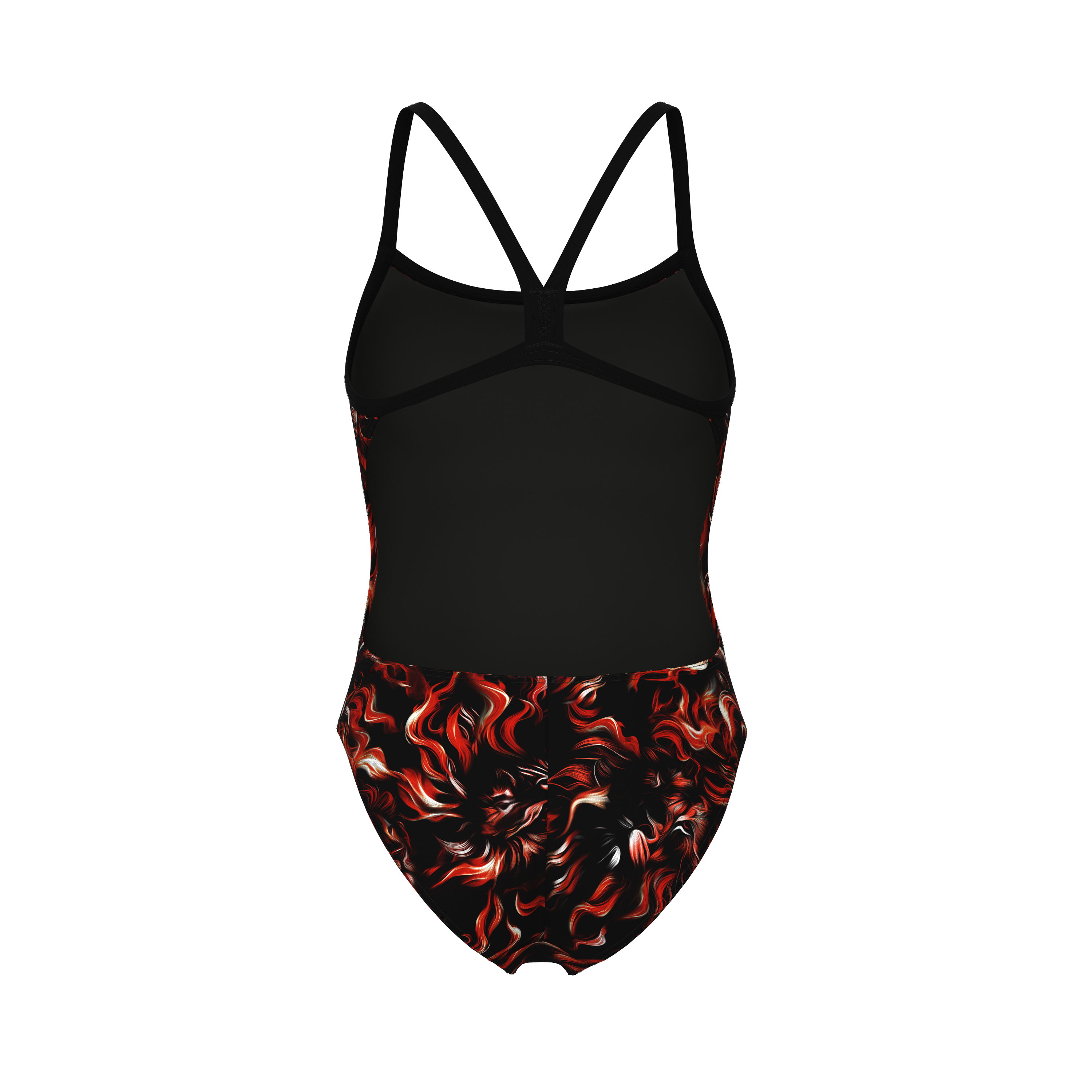 Arena Womens Graphic Swimsuit Black Multi