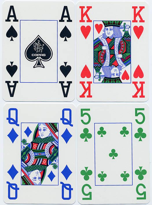 Copag 4 Colour poker cards