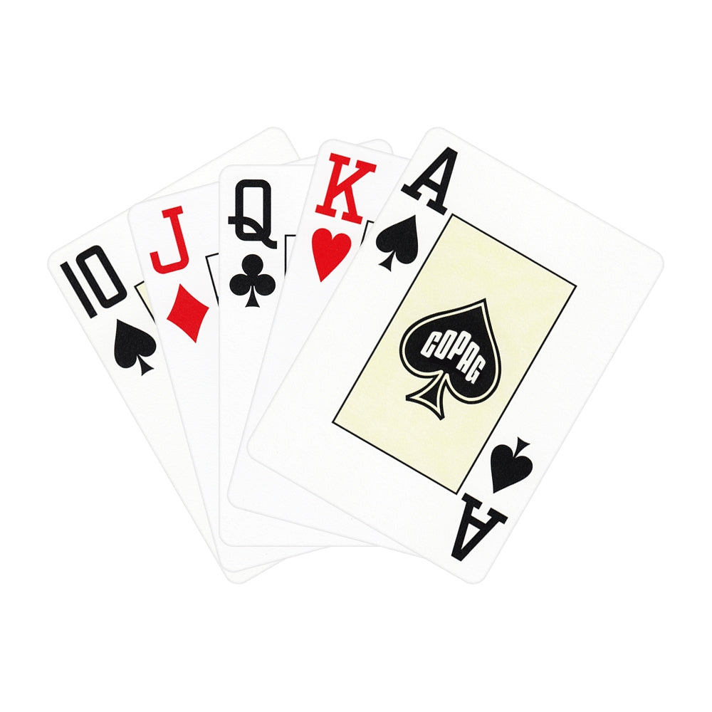 COPAG Gold - Black Texas Hold'em Plastic Playing Cards