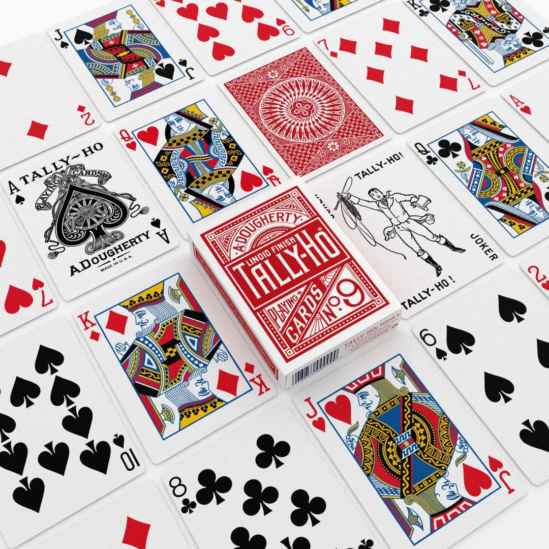 Tally-Ho Red Playing Cards
