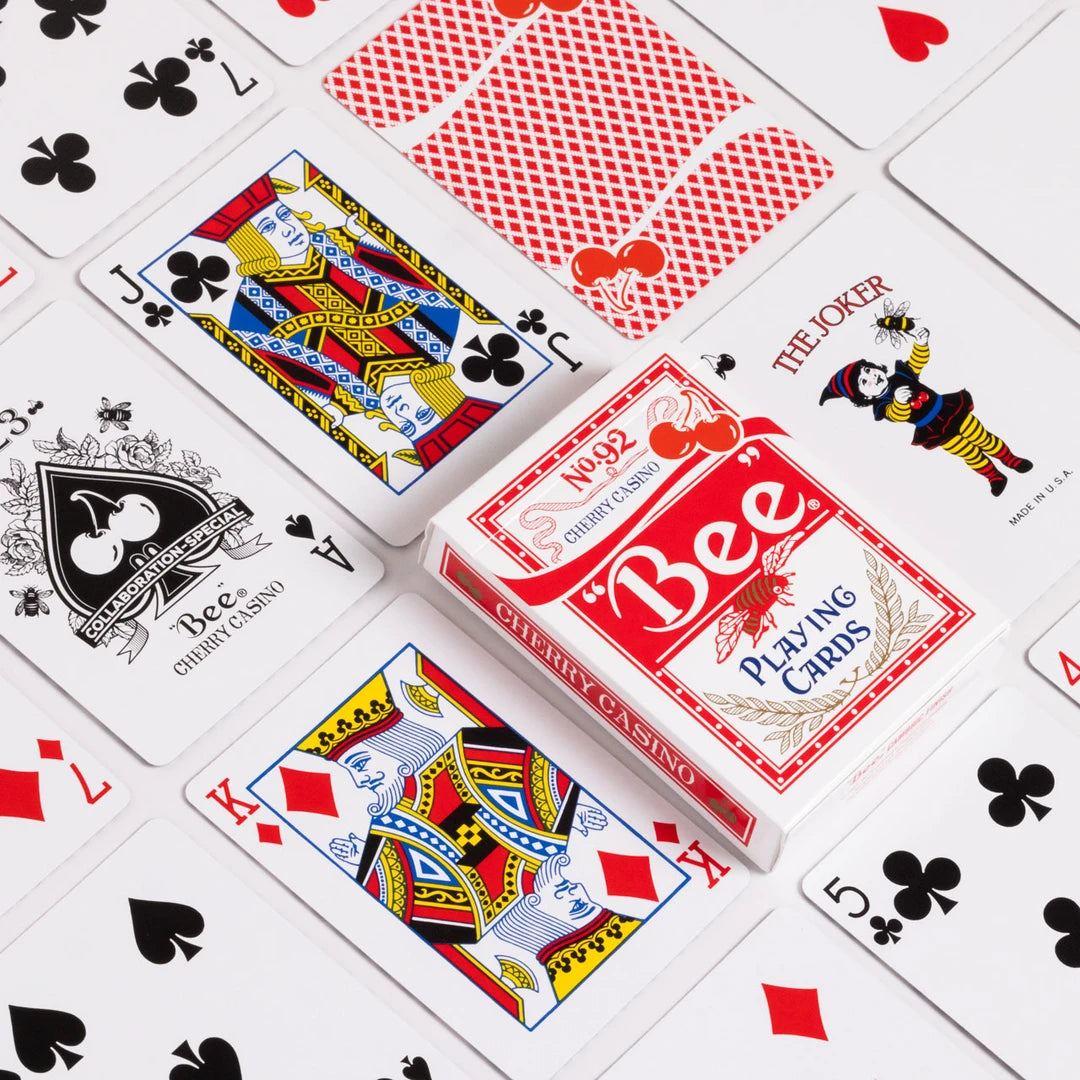 Bee Club Special Red Playing Cards