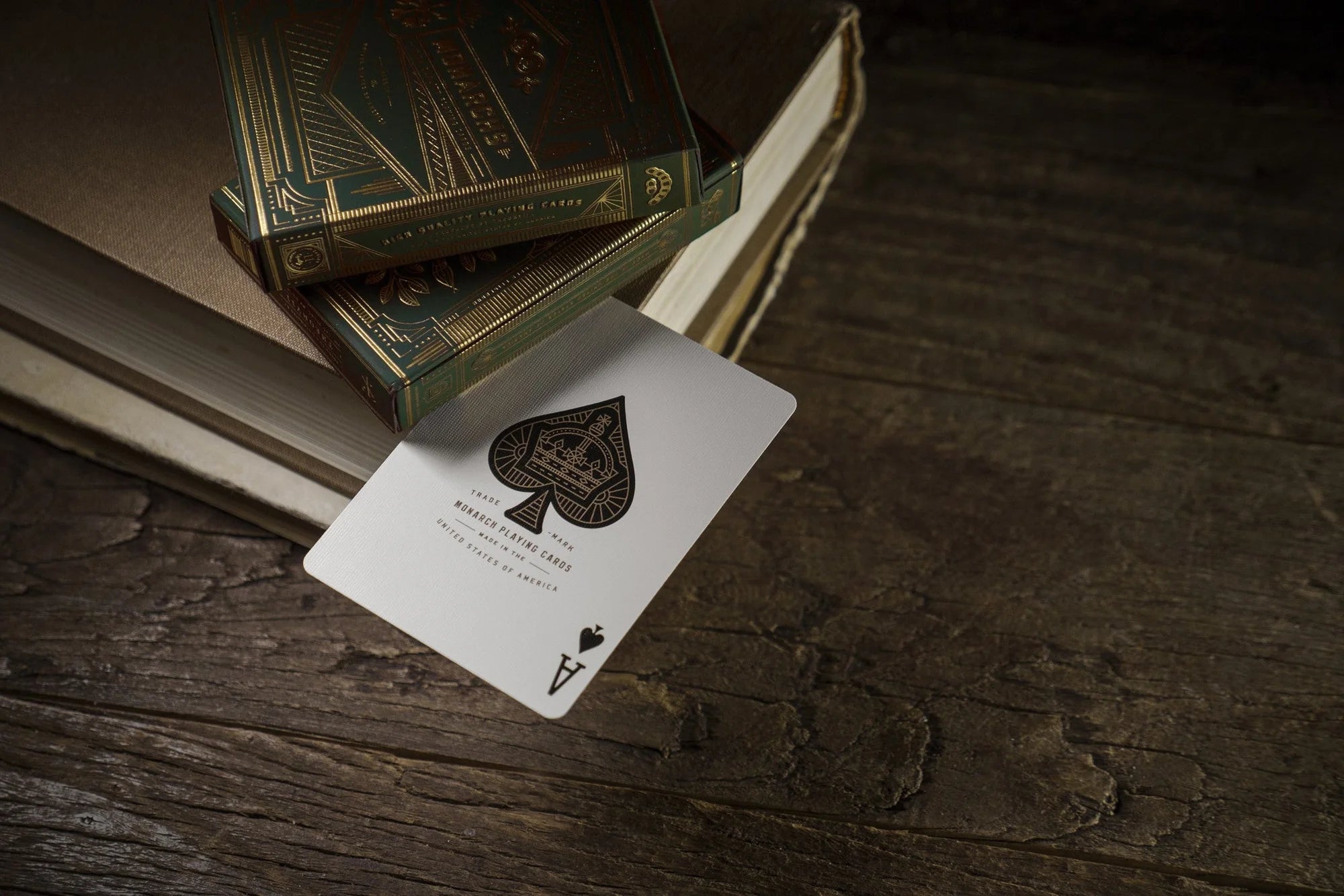 Theory 11 Green Monarch Playing Cards