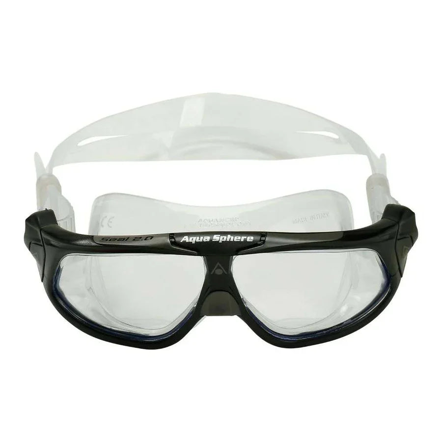 Aquasphere Seal 2.0 Adult Goggle Light Black Grey Lens Clear