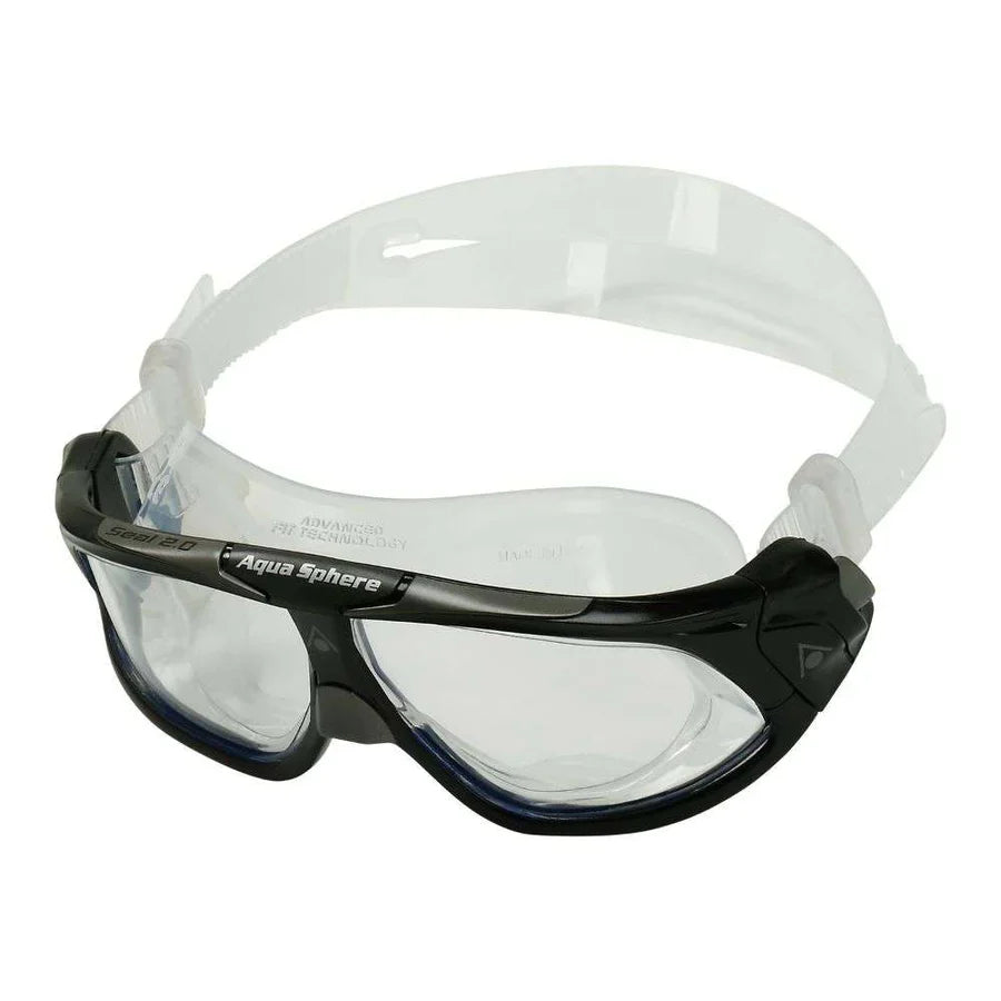 Aquasphere Seal 2.0 Adult Goggle Light Black Grey Lens Clear