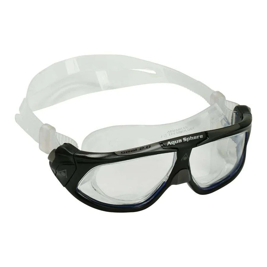 Aquasphere Seal 2.0 Adult Goggle Light Black Grey Lens Clear