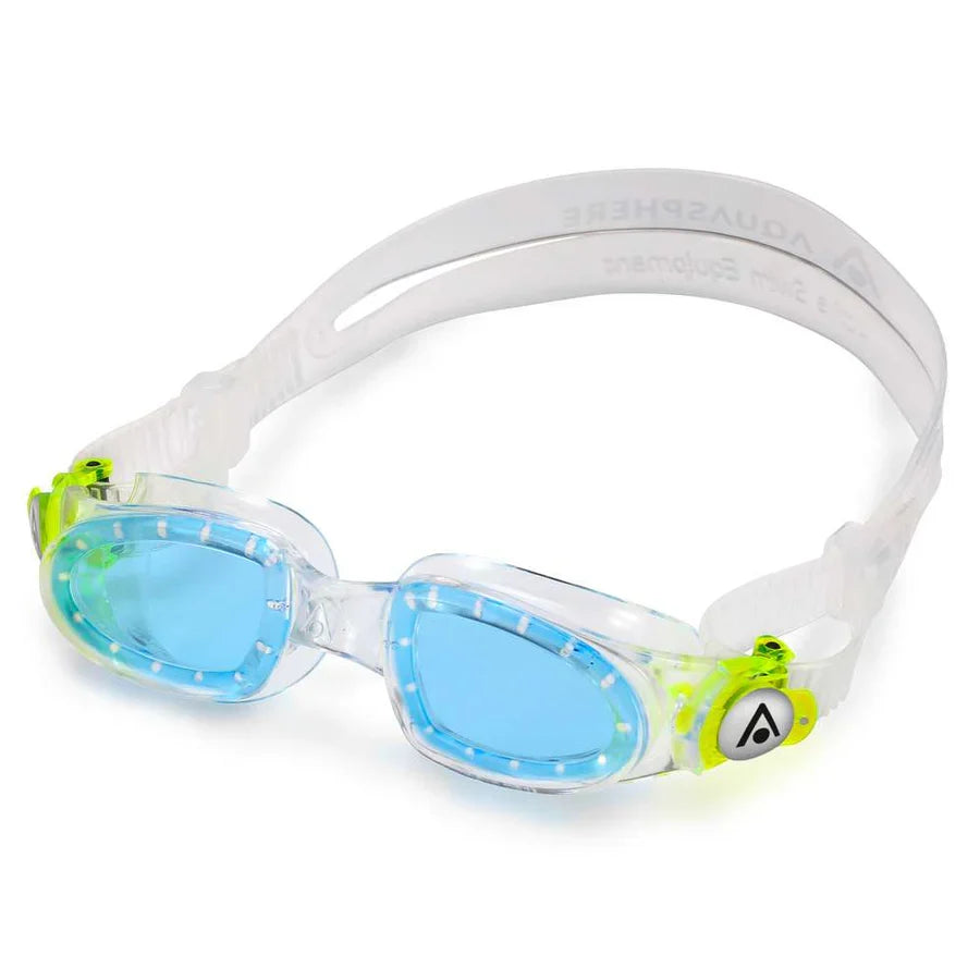Aquasphere Moby Kid Goggle Clear Lime Blue Lens