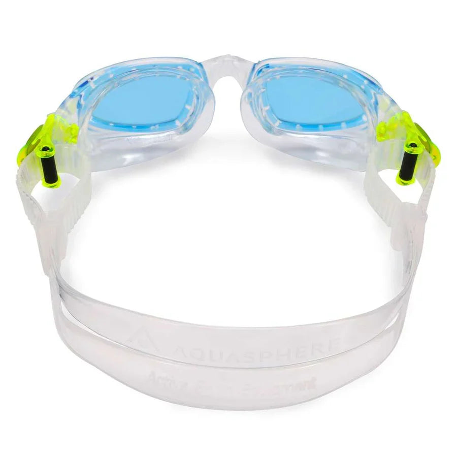Aquasphere Moby Kid Goggle Clear Lime Blue Lens