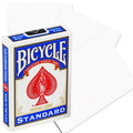 Bicycle blank face blank back cards