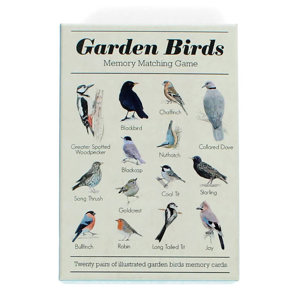 Memory game (40 pieces) - Garden Birds