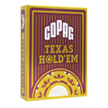 COPAG Gold - Burgundy Texas Hold'em Plastic Playing Cards