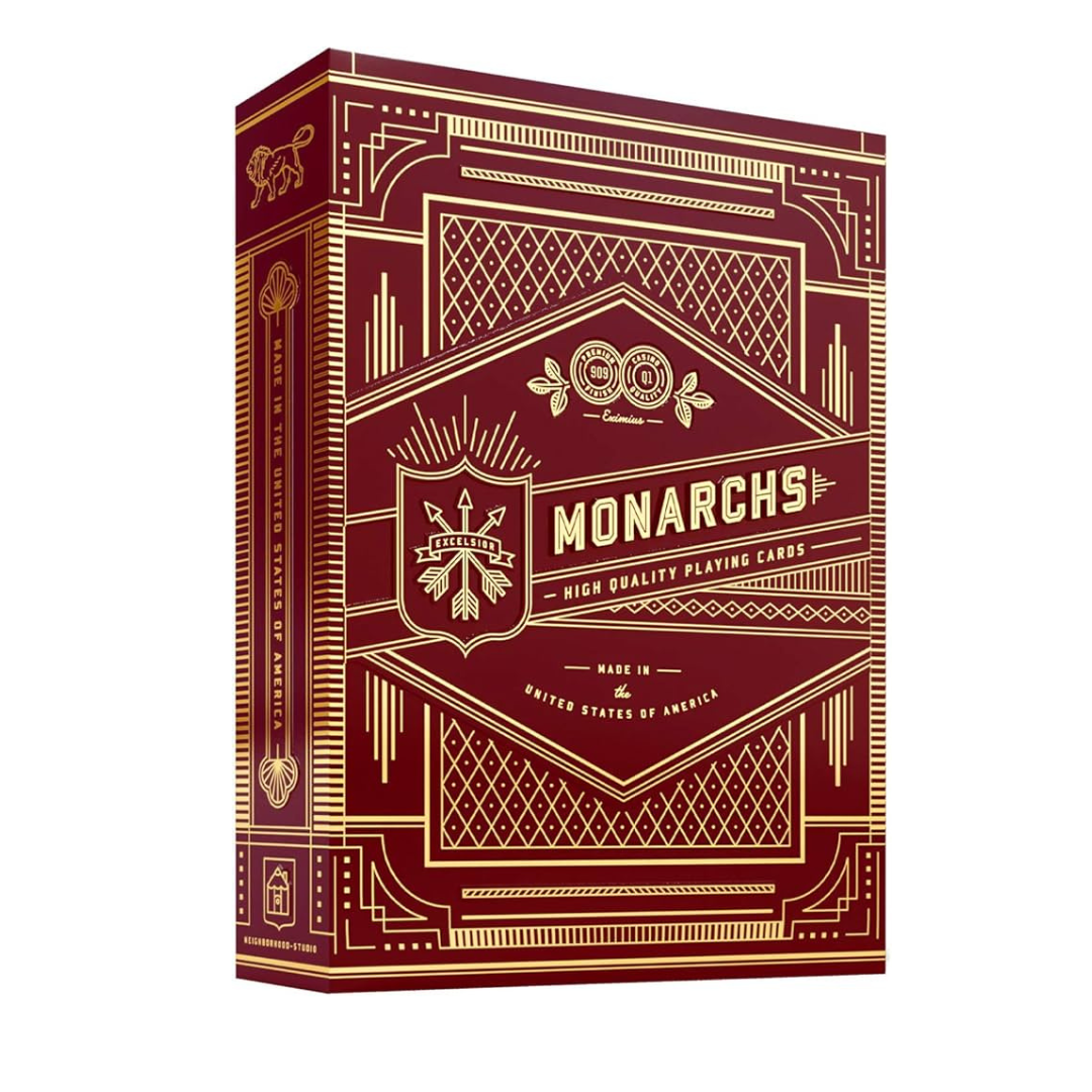 Theory 11 Red Monarch Playing Cards
