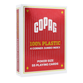 Copag - Red 4 Corner Jumbo Index Plastic Playing Cards
