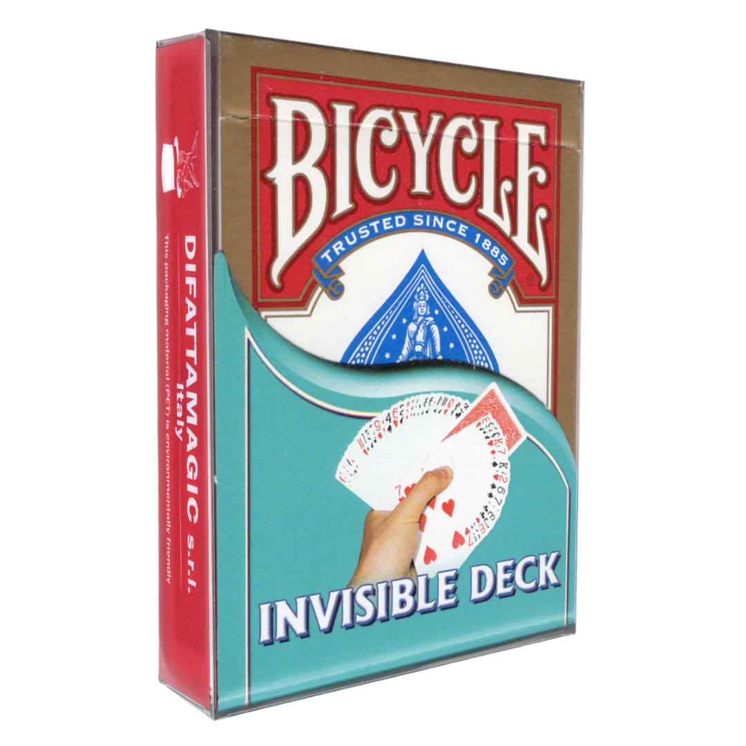 Bicycle Invisible Deck Red Back