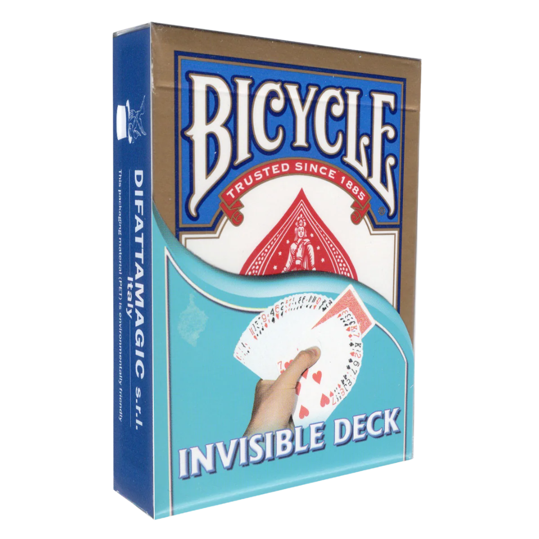 Bicycle Invisible Deck Blue Back