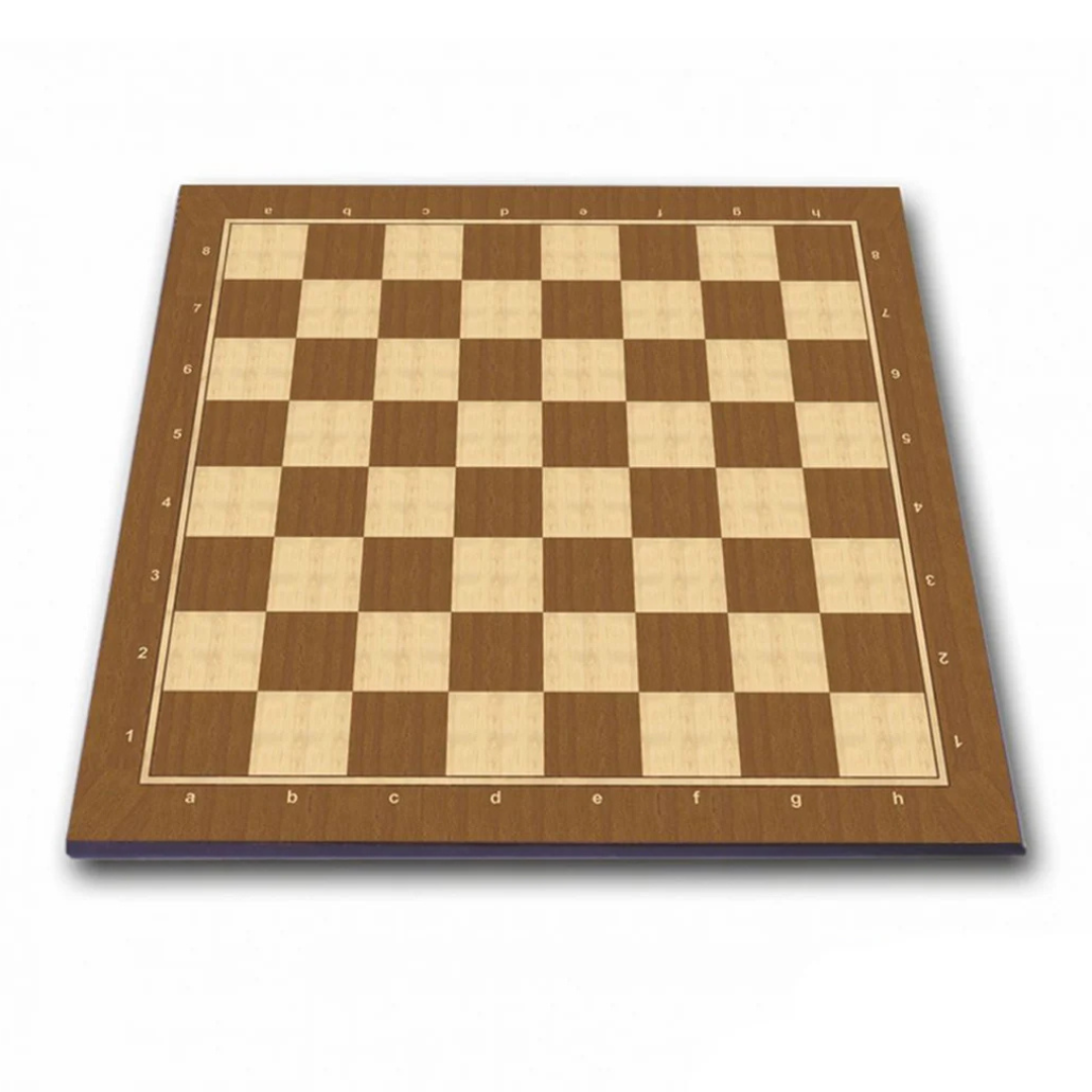 Star Game Walnut Chess Board No.5 54x54cm