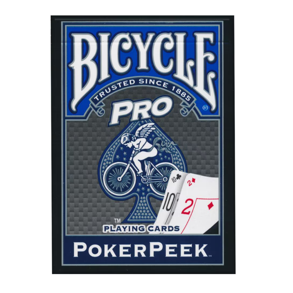 Bicycle Poker Peek Pro Playing Cards Blue