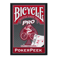 Bicycle Poker Peek Pro Playing Cards Red