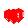 Winmau Rhino Standard Dart Flights Solid Red x 10