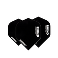 Winmau Rhino Extra Thick Dart Flights Solid Black x 10