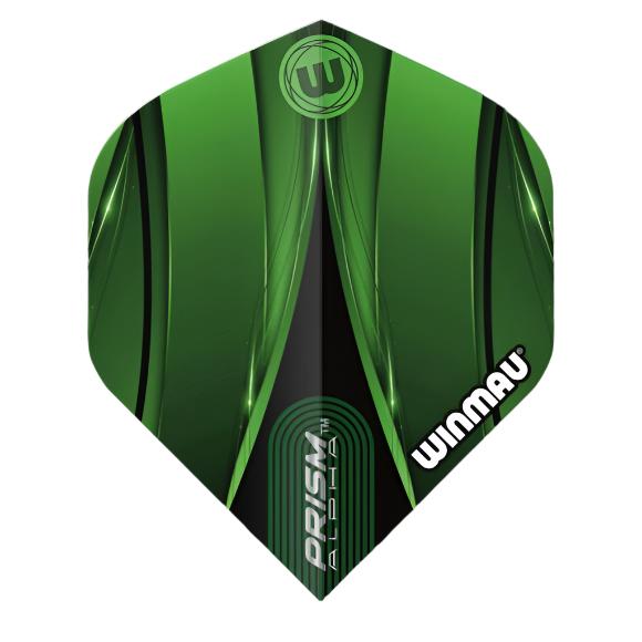 Winmau Prism Alpha Flights Green Black