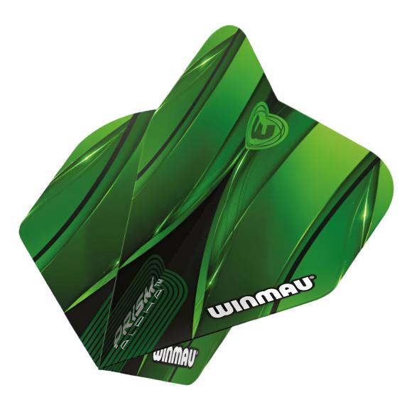 Winmau Prism Alpha Flights Green Black