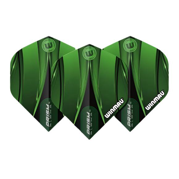 Winmau Prism Alpha Flights Green Black