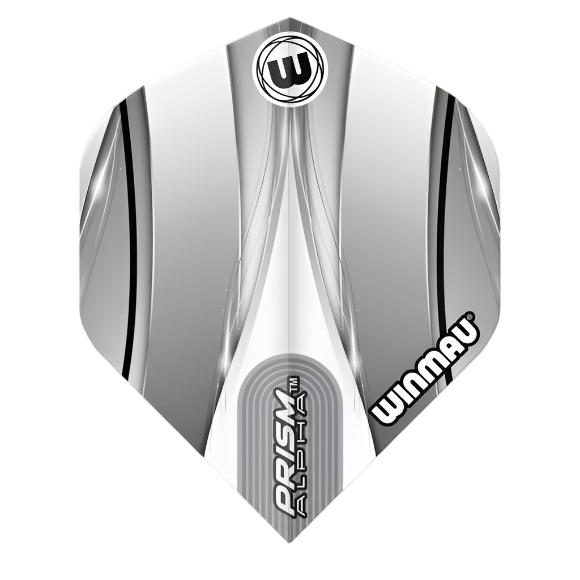 Winmau Prism Alpha Flights White Black