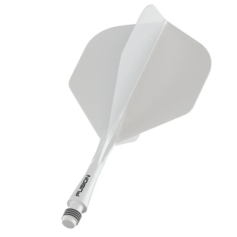 Winmau Fusion Integrated Flight & Shaft White