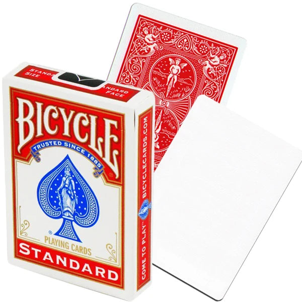 Bicycle Rider Red Back No Face Playing Cards