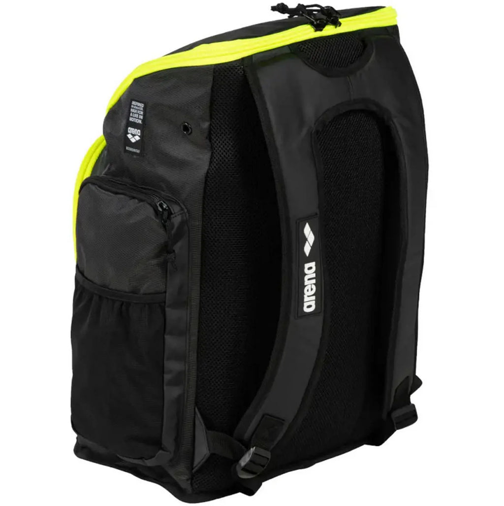 Arena Spikey 111 Backpack Dark Smoke Neon Yellow