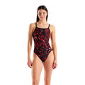 Arena Womens Graphic Swimsuit Black Multi