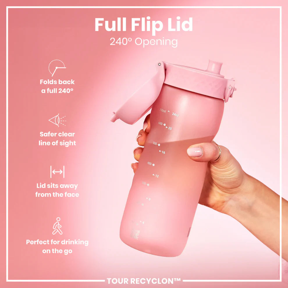 Ion8 Tour Water Bottle Rose Quartz