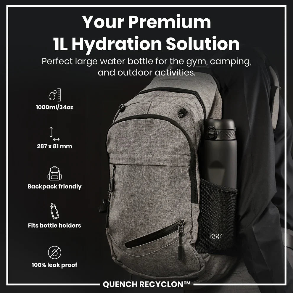 Ion8 Quench Water Bottle Black