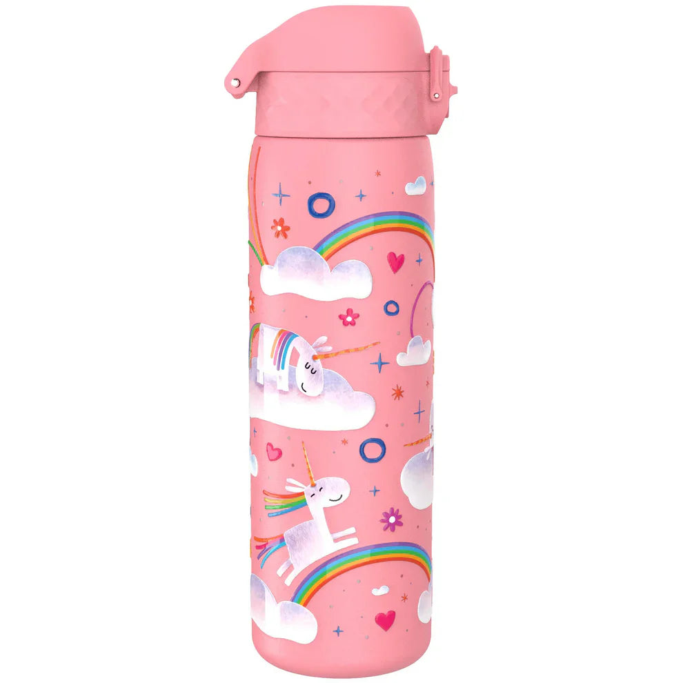 Ion8 Slim Stainless Steel Water Bottle Unicorn