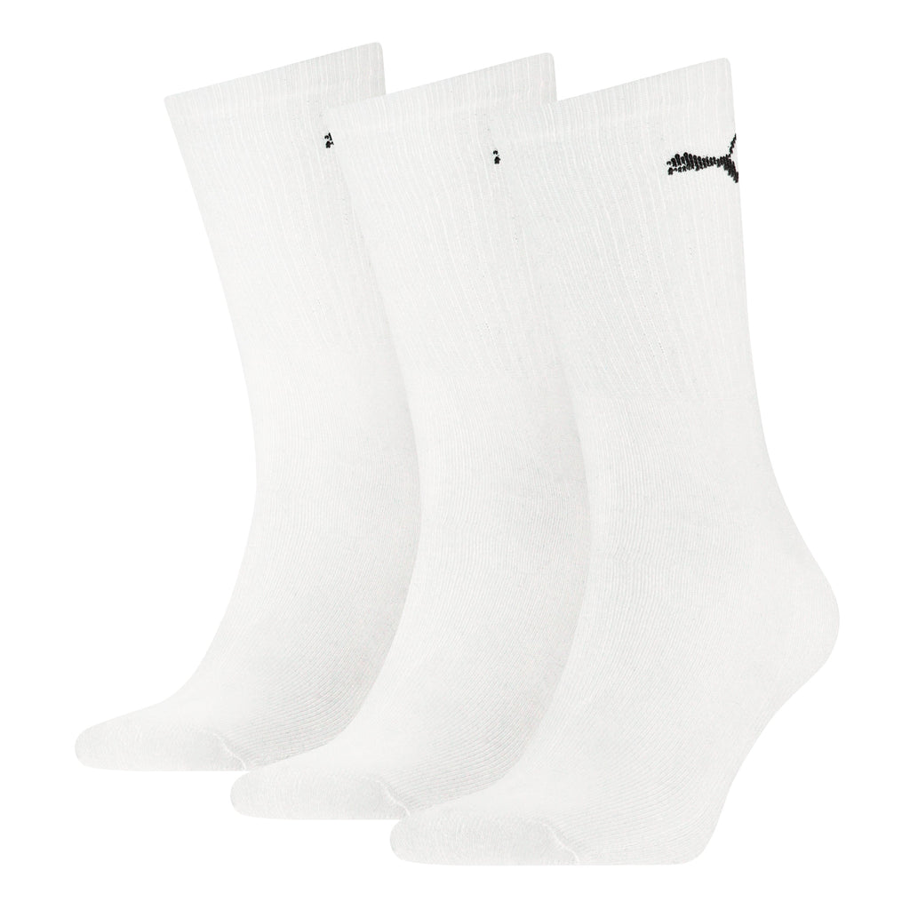 Puma Crew 3pk White x6 New