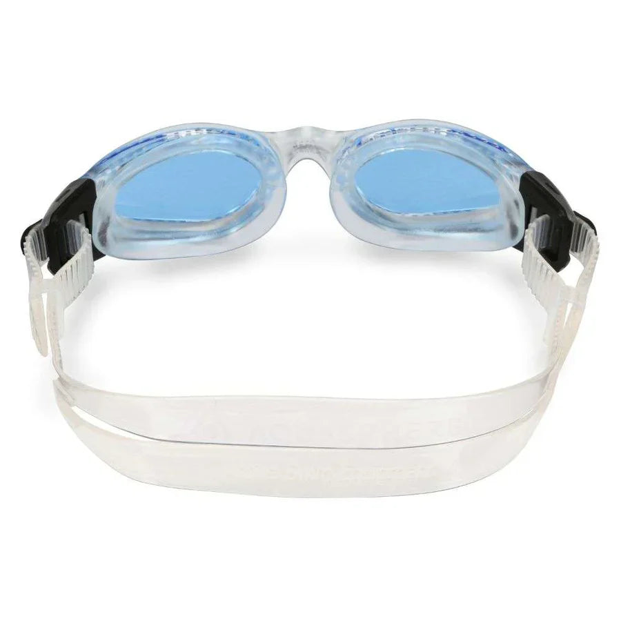 AquaSphere Kaiman Compact Goggle Transparent Lens Blue