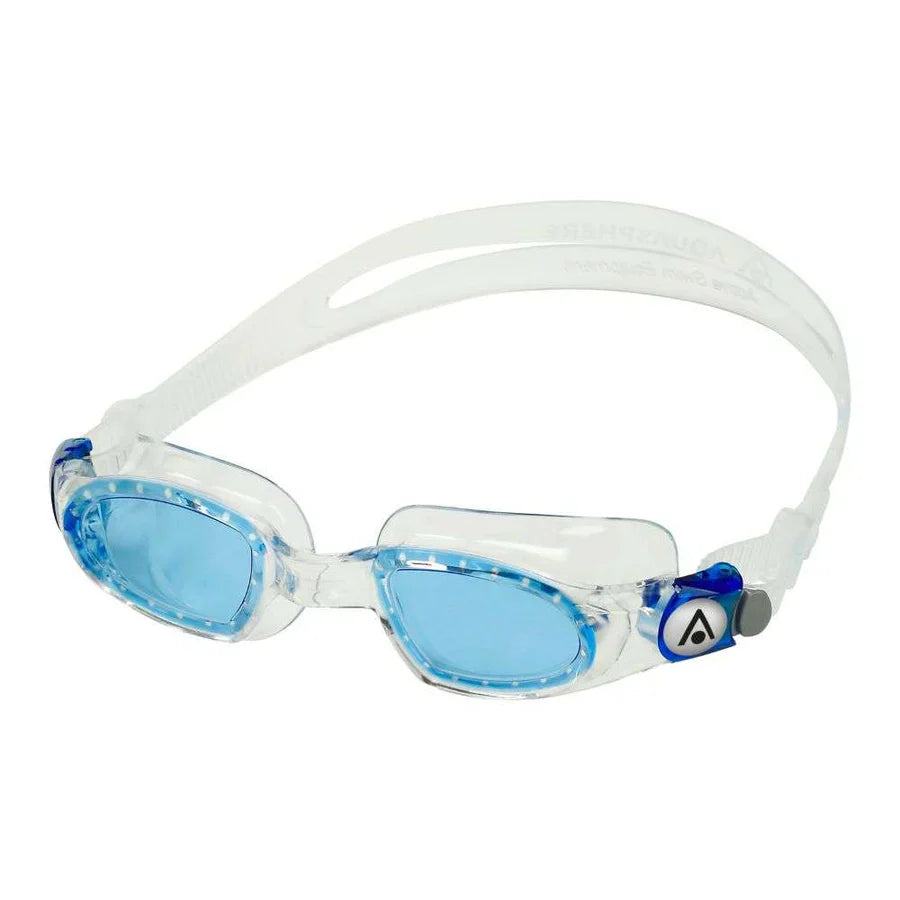 AquaSphere Mako Adult Goggle Blue Lens Clear Blue