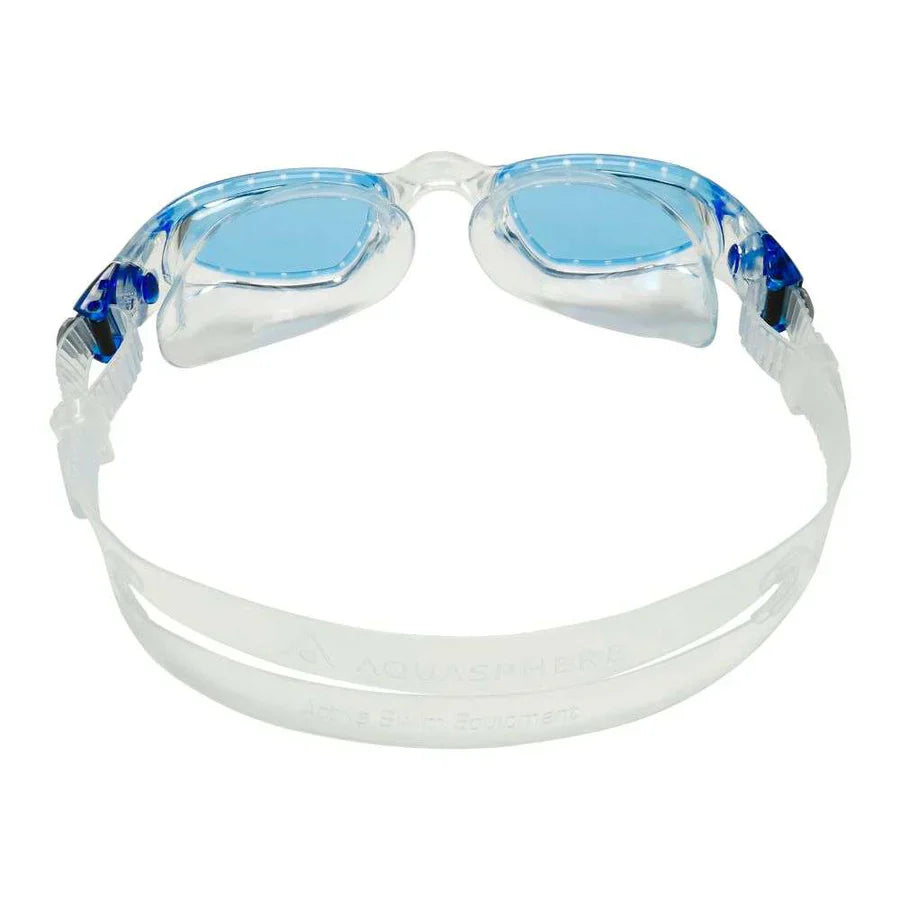 AquaSphere Mako Adult Goggle Blue Lens Clear Blue