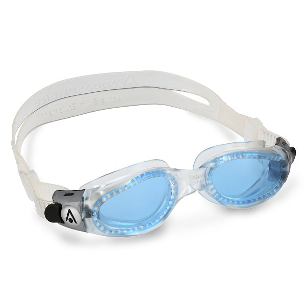 AquaSphere Kaiman Compact Goggle Transparent Lens Blue