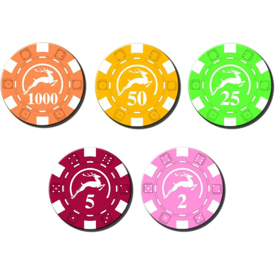Modiano 100 Poker Chips Set with Transparent Tray