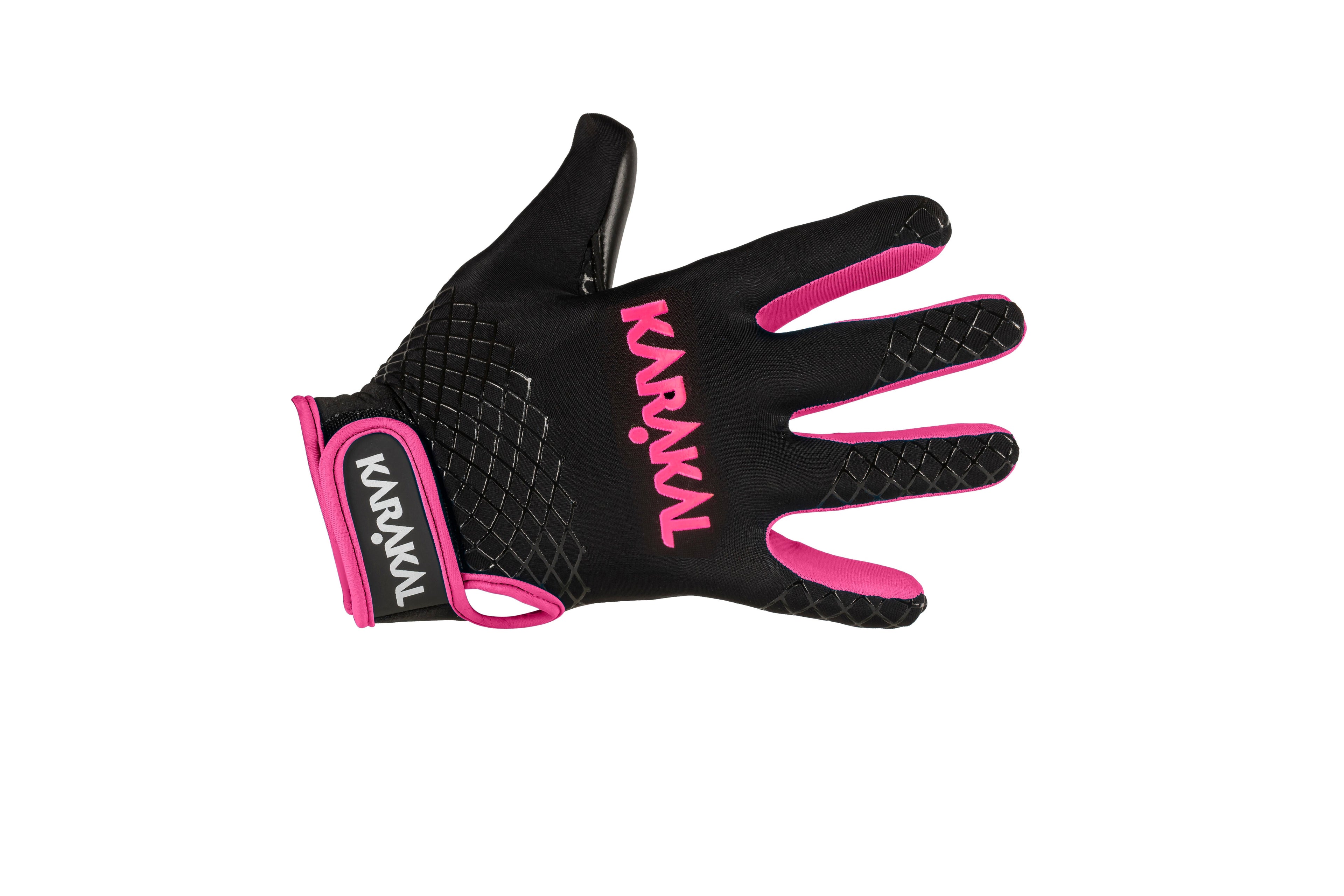 Karakal Web Gaelic Glove Black Pink