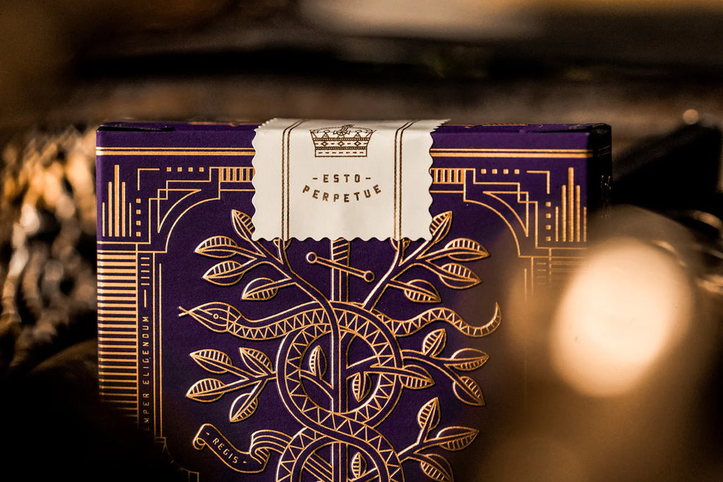 Theory 11 Purple Monarch Playing Cards
