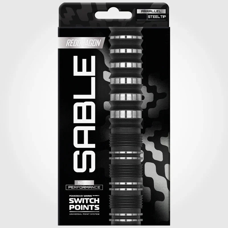 Red Dragon Sable Switch Point Darts Parallel Barrel