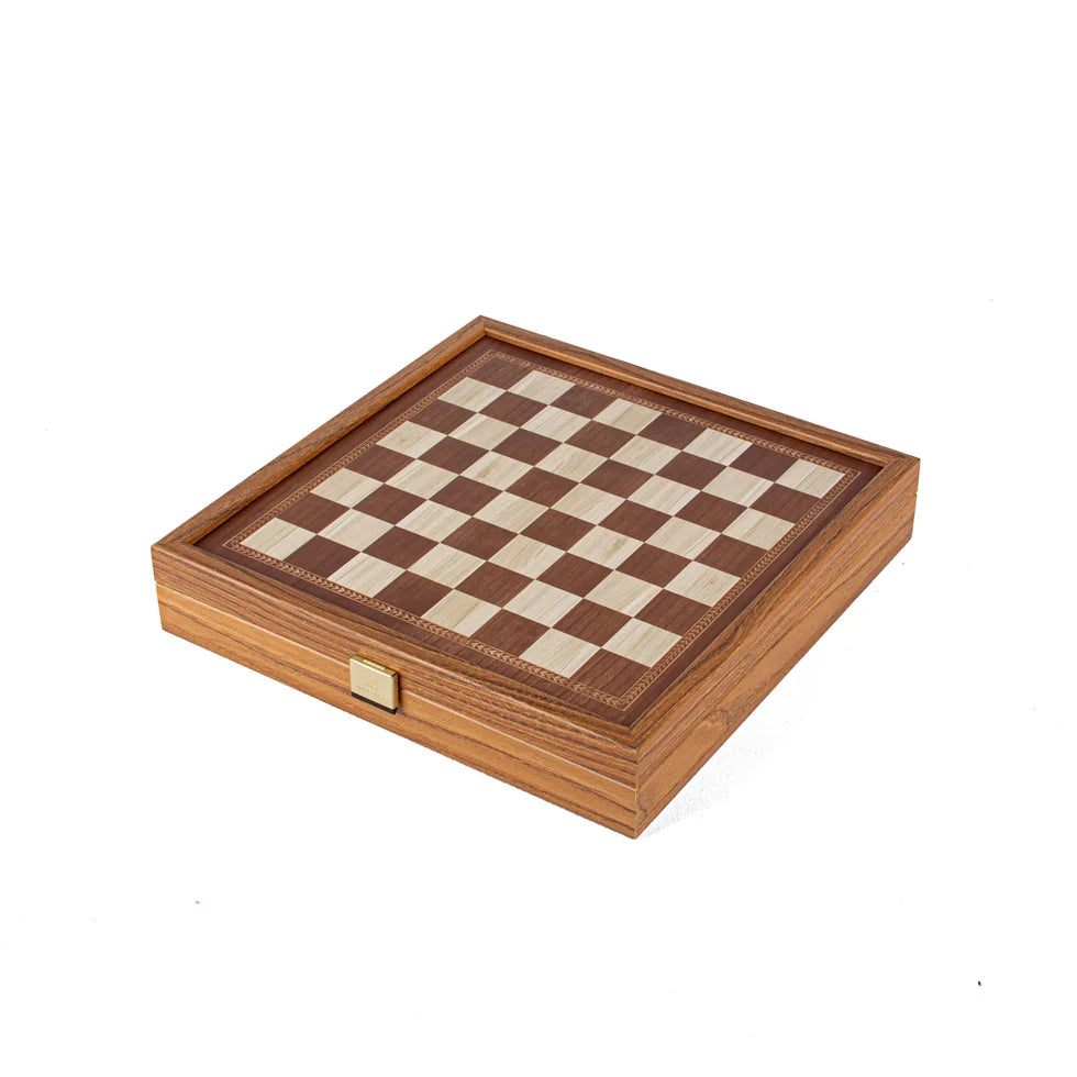 Manopoulos Classic Style 2-in-1 Combo Game Set: Chess & Backgammon