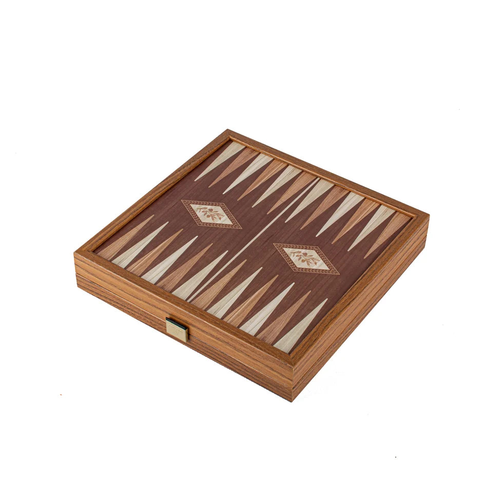Manopoulos Classic Style 2-in-1 Combo Game Set: Chess & Backgammon