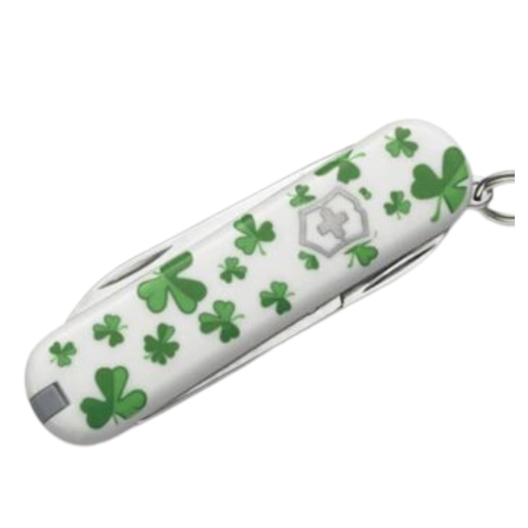 Victorinox Swiss Army Classic Shamrock White