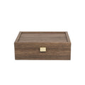 Manopoulos Dark Walnut Wooden Storage Case for Chessmen (7.6cm - 9.5cm King)