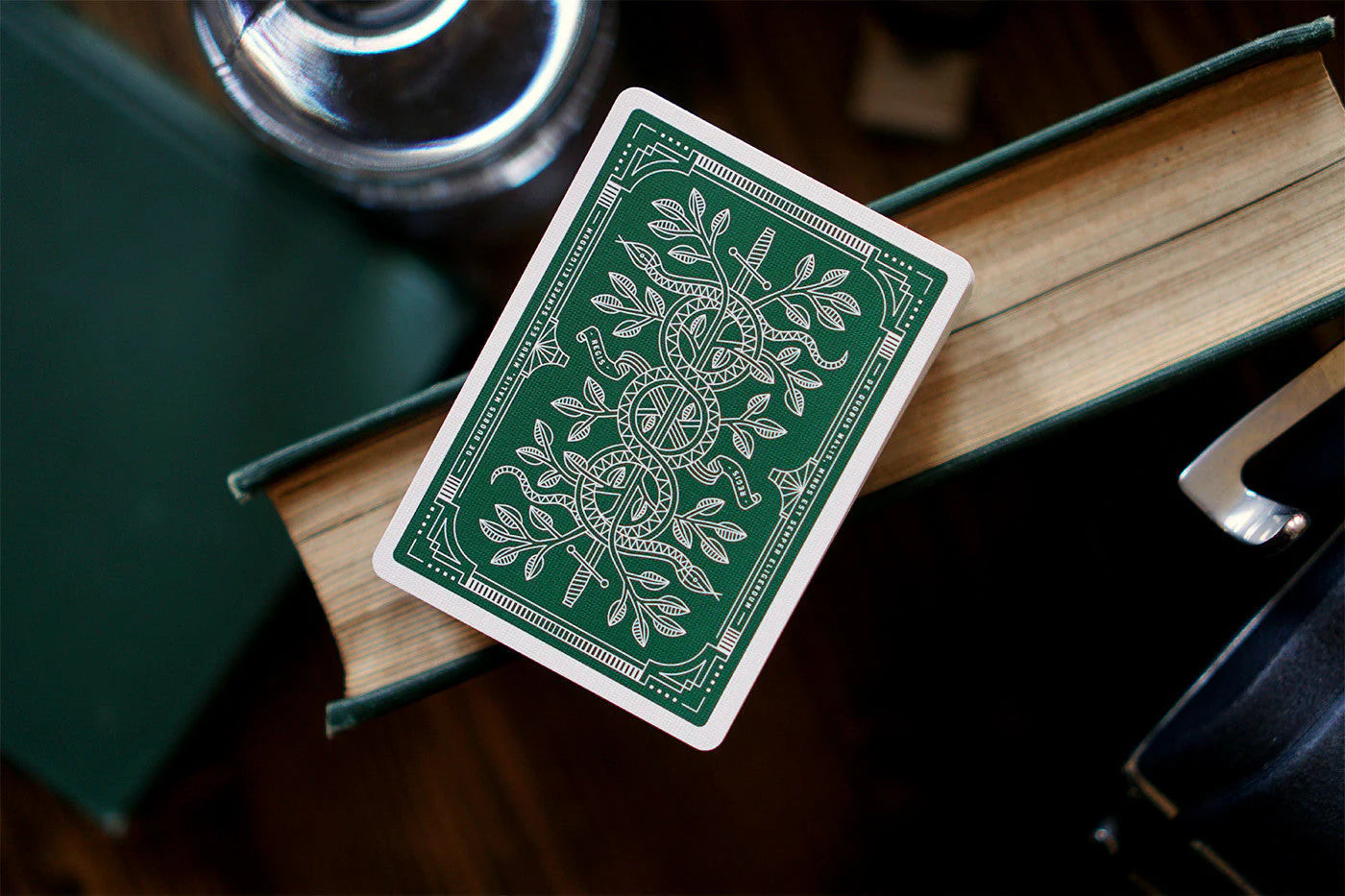 Theory 11 Green Monarch Playing Cards