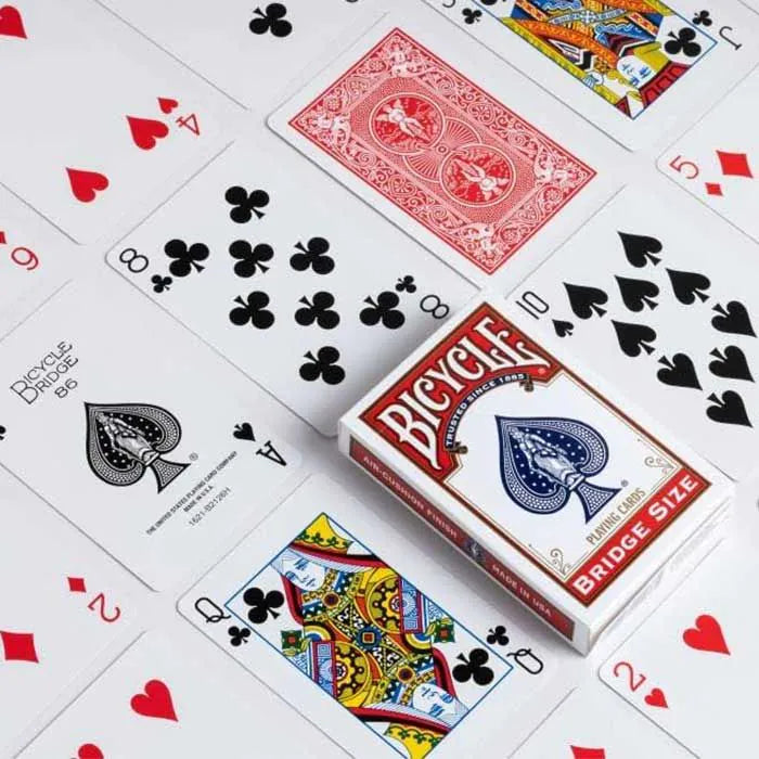 Bicycle Bridge Size Red Playing Cards